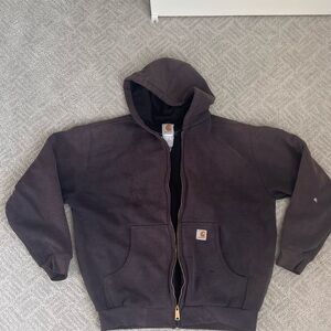 Carhartt Dark Brown Hooded Sweatshirt